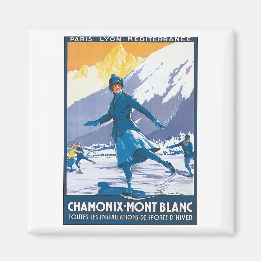 Chamonix Mont Blanc Magneet (Voorkant)