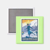  Chamonix Mont Blanc Magneet (Voorkant / Achterkant)