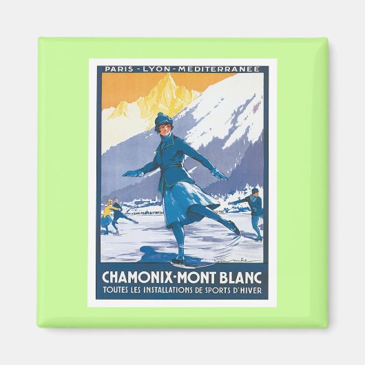  Chamonix Mont Blanc Magneet (Voorkant)