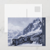  Chamonix Mont Blanc Mountain Railway Briefkaart (Voorkant / Achterkant)