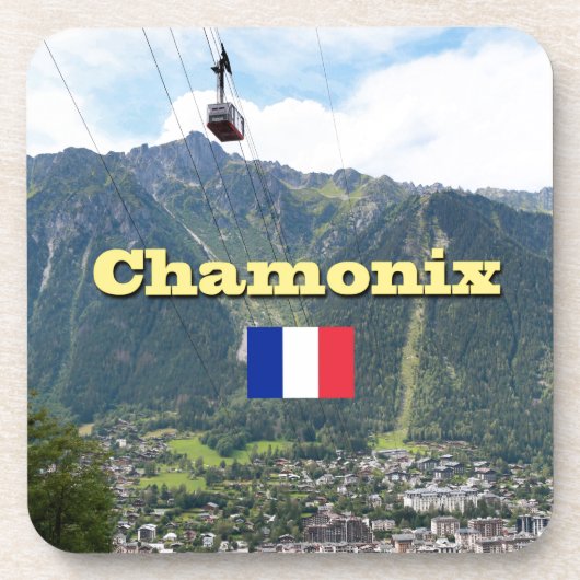 Chamonix - Mont Blanc Onderzetter (Voorkant)