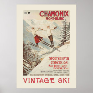 Chamonix Mont Blanc Poster