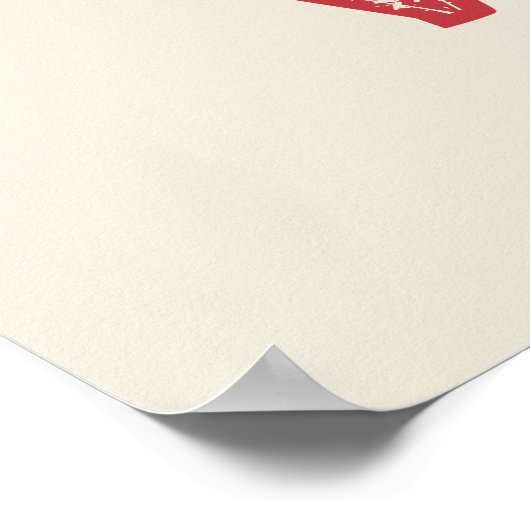 Chamonix Mont Blanc  Poster (Hoek)