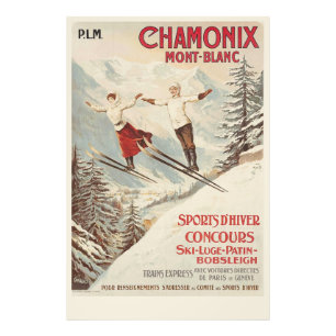Chamonix Mont Blanc  Poster