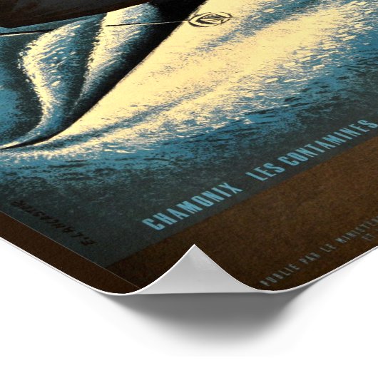 Chamonix Mont Blanc  Poster (Hoek)