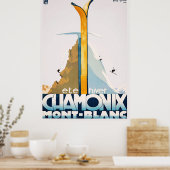 Chamonix Mont Blanc Poster (Keuken)