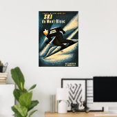 Chamonix Mont Blanc  Poster (Thuiskantoor)