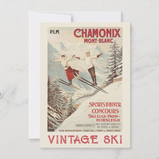 Chamonix Mont Blanc Poster (Voorkant)