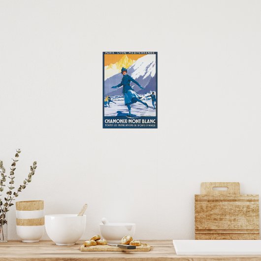 Chamonix Mont Blanc Poster (Keuken)