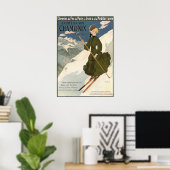 Chamonix Mont Blanc  Poster (Thuiskantoor)