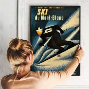 Chamonix Mont Blanc  Poster