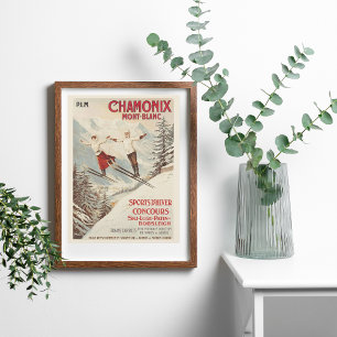 Chamonix Mont Blanc Poster
