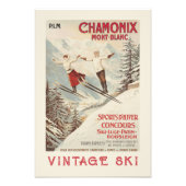 Chamonix Mont Blanc  Poster (Voorkant)