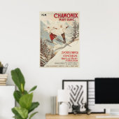 Chamonix Mont Blanc  Poster (Thuiskantoor)