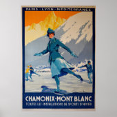 Chamonix - Mont Blanc Poster (Voorkant)