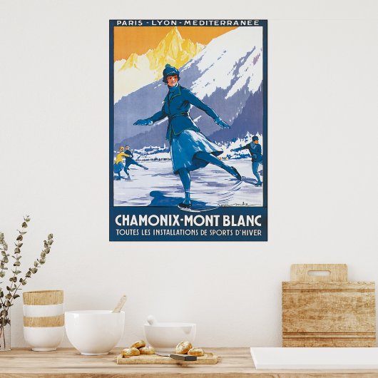 Chamonix - Mont Blanc Poster (Keuken)
