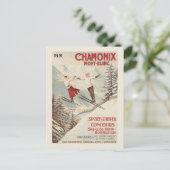 Chamonix Mont Blanc  Poster Briefkaart (Staand voorkant)