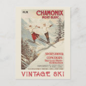 Chamonix Mont Blanc  Poster Briefkaart (Voorkant)