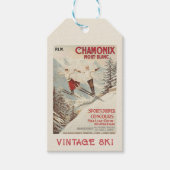 Chamonix Mont Blanc Poster Cadeaulabel (Voorkant)
