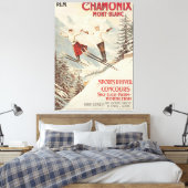 Chamonix Mont Blanc  Poster Canvas Afdruk (Insitu (Slaapkamer))