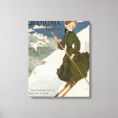 Chamonix Mont Blanc Poster Canvas Afdruk (Voorkant)