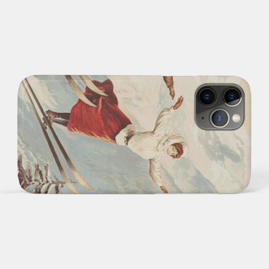 Chamonix Mont Blanc  Poster Case-Mate iPhone Case (Achterkant (horizontaal))