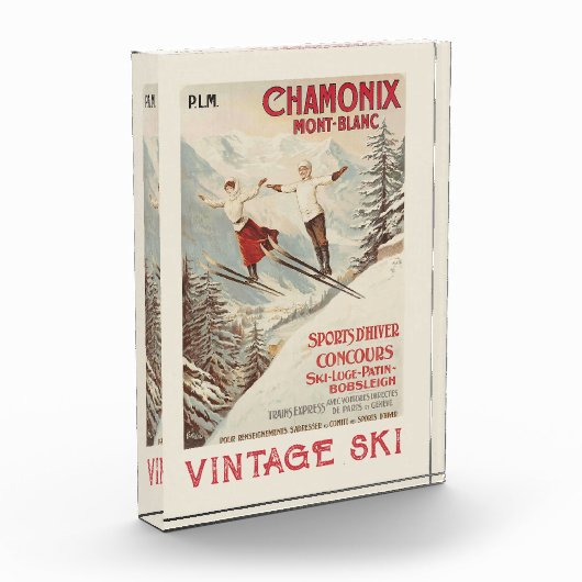 Chamonix Mont Blanc  Poster Fotoblokken (Links)