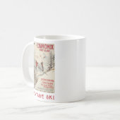 Chamonix Mont Blanc  Poster Koffiemok (Voorkant links)