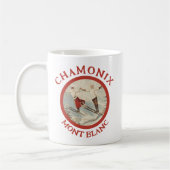 Chamonix Mont Blanc  Poster Koffiemok (Links)