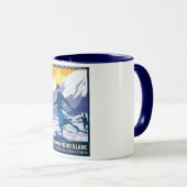  Chamonix - Mont Blanc-Poster Mok (Voorkant rechts)