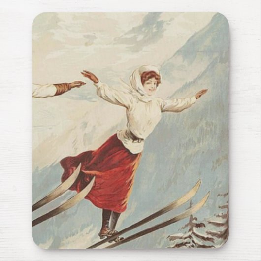 Chamonix Mont Blanc  Poster Muismat (Voorkant)