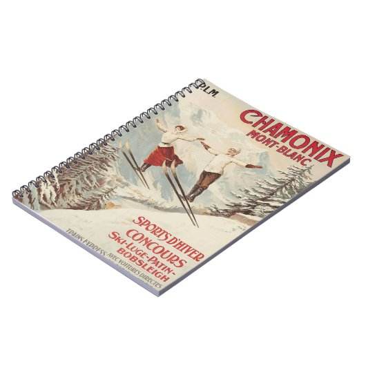 Chamonix Mont Blanc  Poster Notitieboek (Linkerzijde)