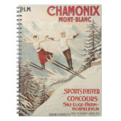 Chamonix Mont Blanc  Poster Notitieboek (Voorkant)