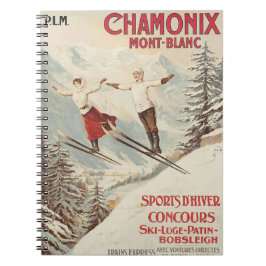 Chamonix Mont Blanc  Poster Notitieboek