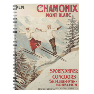 Chamonix Mont Blanc Poster Notitieboek