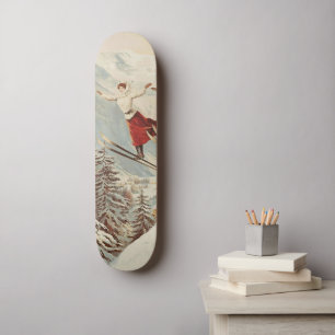 Chamonix Mont Blanc  Poster Persoonlijk Skateboard