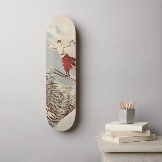 Chamonix Mont Blanc Poster Persoonlijk Skateboard (Muurkunst)