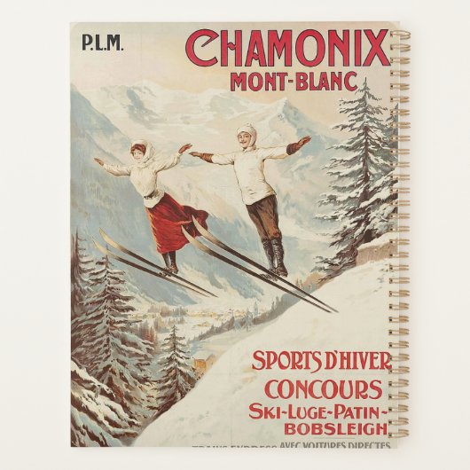 Chamonix Mont Blanc Poster Planner (Achterkant)