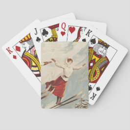 Chamonix Mont Blanc  Poster Pokerkaarten