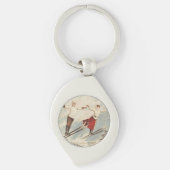 Chamonix Mont Blanc  Poster Sleutelhanger (Voorkant)