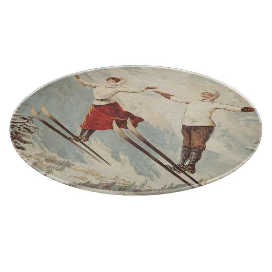 Chamonix Mont Blanc  Poster Snijplank (Hoek)