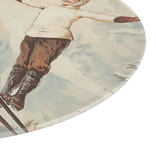 Chamonix Mont Blanc Poster Snijplank (Hoek)