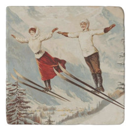 Chamonix Mont Blanc Poster Trivet