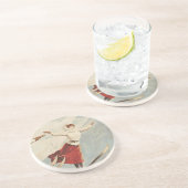 Chamonix Mont Blanc  Poster Zandsteen Onderzetter (Zijkant)