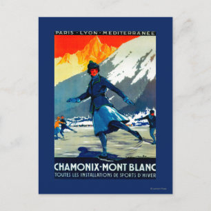 Chamonix-Mont Blanc  posterEuropa Briefkaart