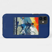 Chamonix-Mont Blanc  posterEuropa Case-Mate iPhone Case (Achterkant (horizontaal))