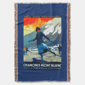 Chamonix-Mont Blanc posterEuropa Deken (Voorkant Verticaal)