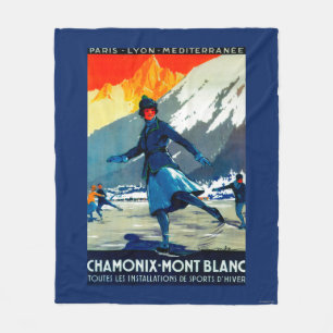 Chamonix-Mont Blanc  posterEuropa Fleece Deken