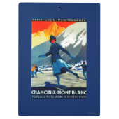 Chamonix-Mont Blanc posterEuropa Klembord (Achterkant)