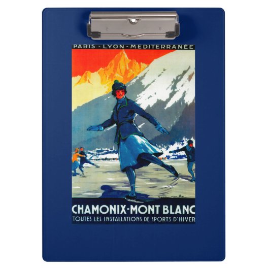 Chamonix-Mont Blanc posterEuropa Klembord (Voorkant)